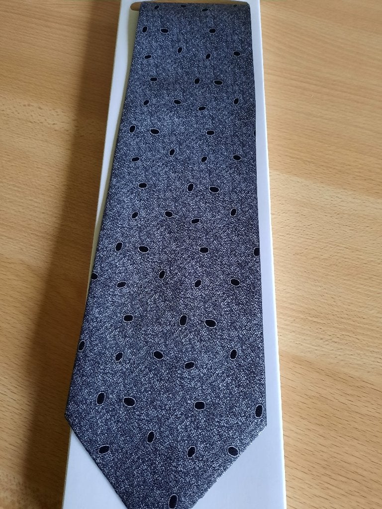 Cravate en soie, Vêtements | Hommes, Cravates, Neuf, Gris, Enlèvement ou Envoi, À motif