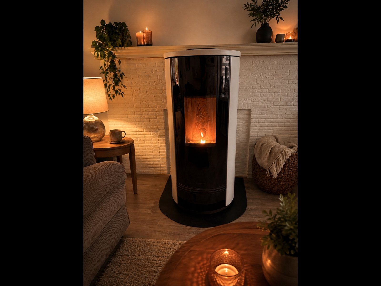 Pelletkachel PIAZZETTA P230T 11Kw perfecte staat met extra’s, Ophalen, Zo goed als nieuw, Pelletkachel