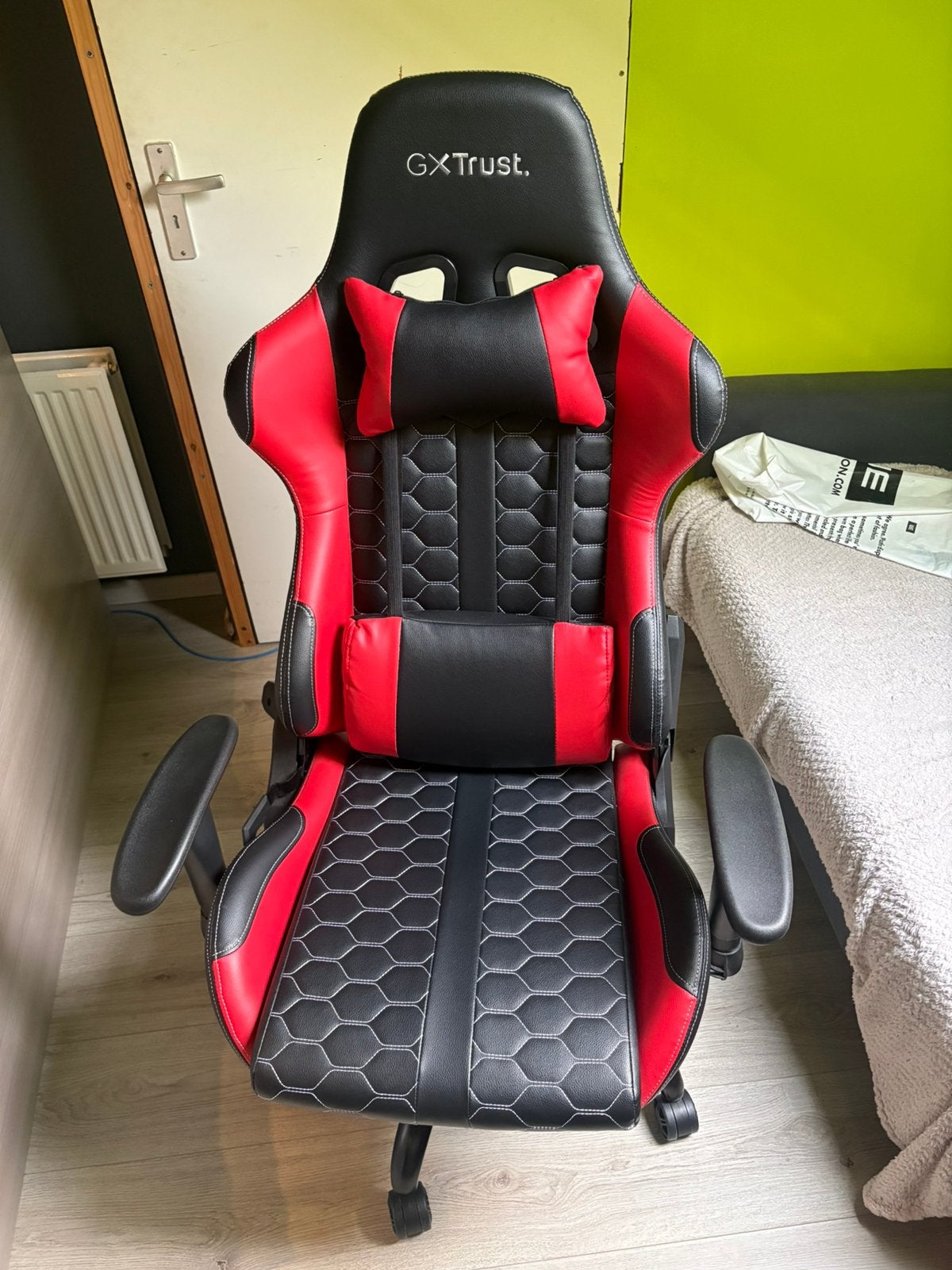 Trust GTX 708R Gaming stoel, Ophalen of Verzenden, Bureaustoel, Rood, Ergonomisch
