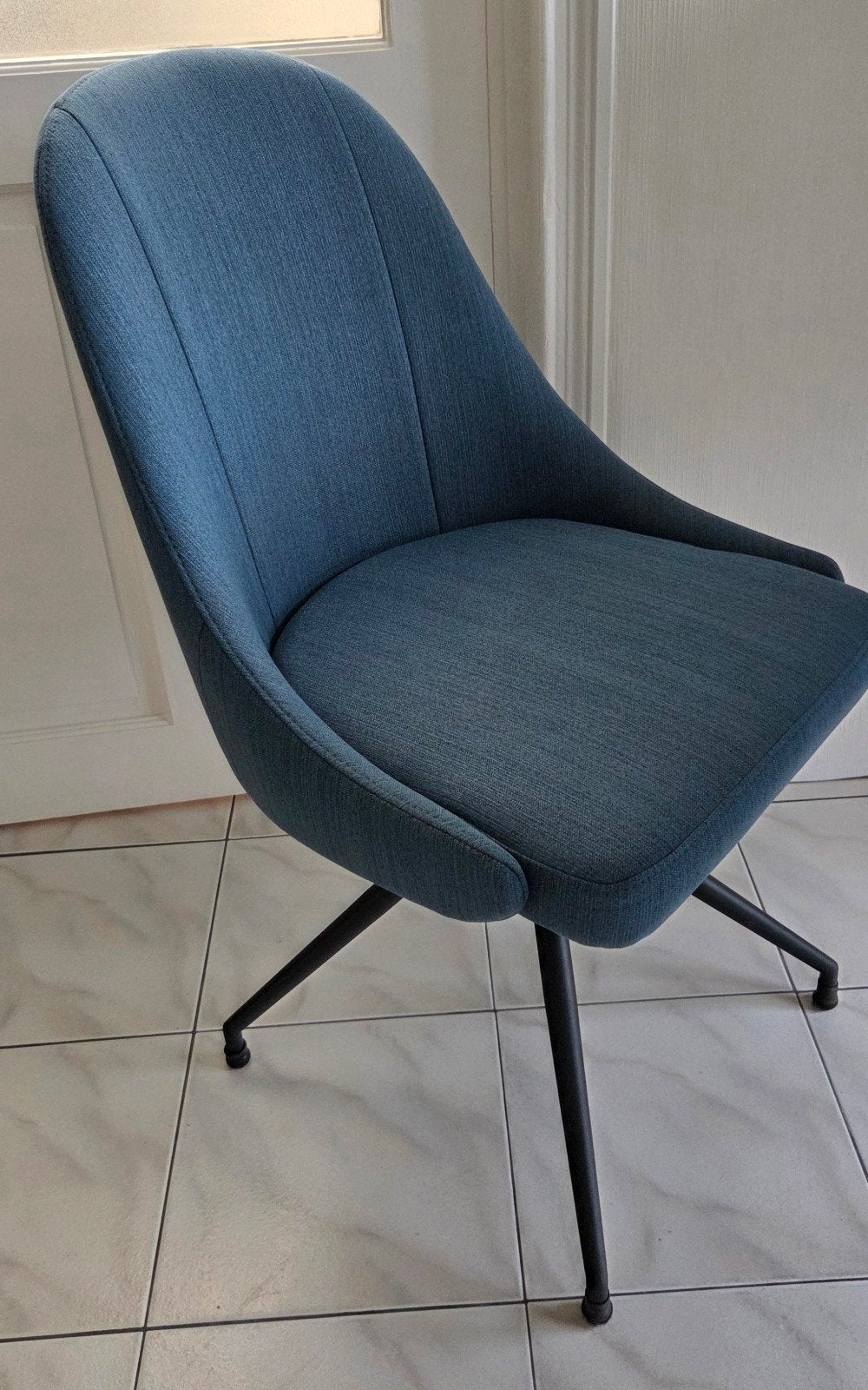 6 chaises (pivotantes) Akante Miami Neuves!!, Maison & Meubles, Chaises, Enlèvement, Noir, Synthétique, Une