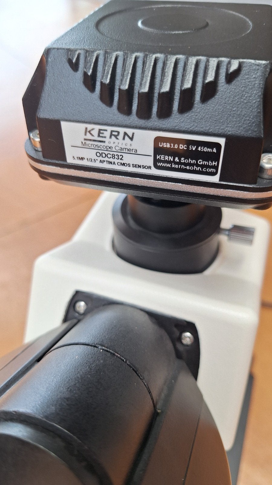 Microscoop - KERN OKM 173 + ODC832 Camera Module NIEUWSTAAT, Audio, Tv en Foto, Ophalen, Zo goed als nieuw, Stereomicroscoop