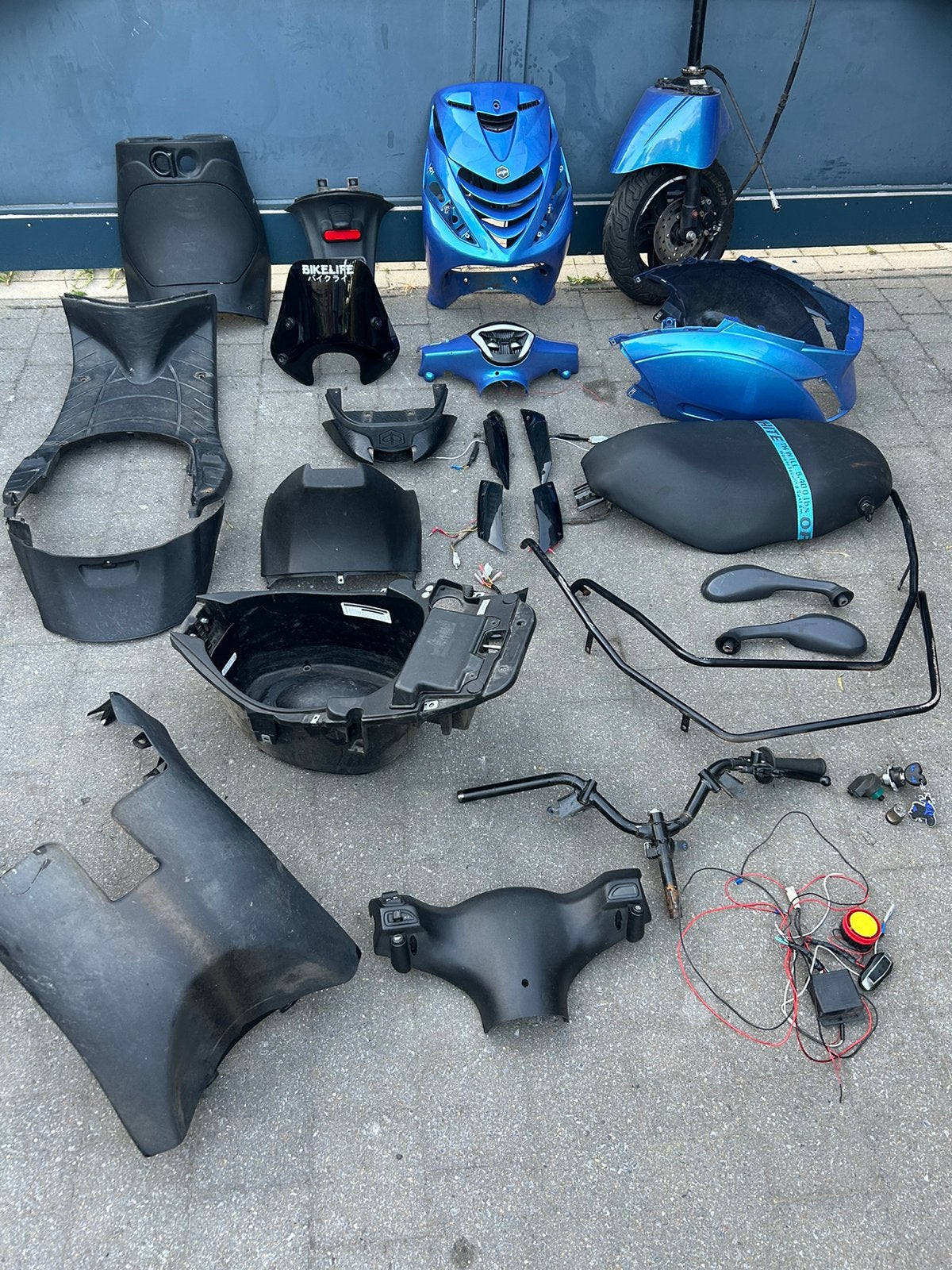 Pièces zippées Piaggio, Enlèvement ou Envoi, Autres types, Piaggio