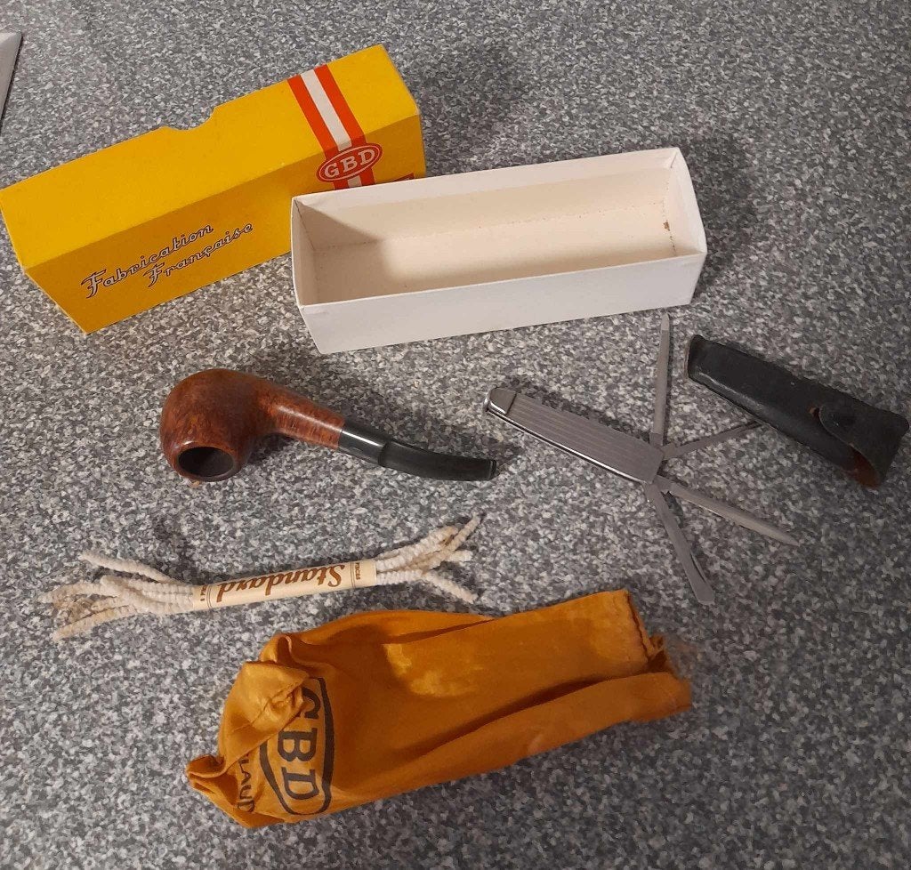 GBD Tabakspijp met toebehoren., Ophalen of Verzenden, Zo goed als nieuw