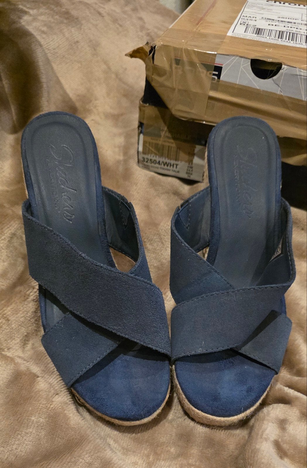 chaussures skechers 38, SKECHERS, Enlèvement ou Envoi, Comme neuf, Bleu