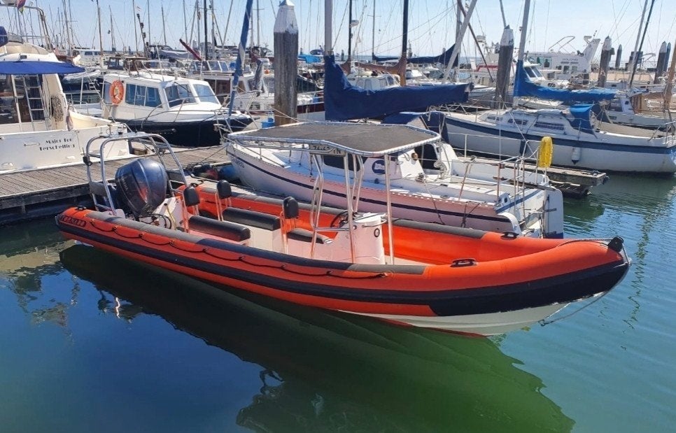 Tornado Rib 8.50 met 300F Yamaha Four Stroken., Yamaha, Zo goed als nieuw, 300 pk, 60 cm