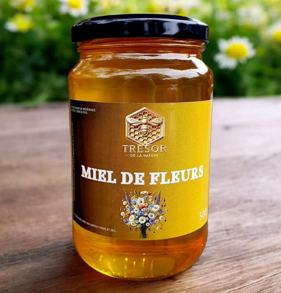 Miel de Fleurs Belge (500g) - 9€, Divers, Enlèvement ou Envoi