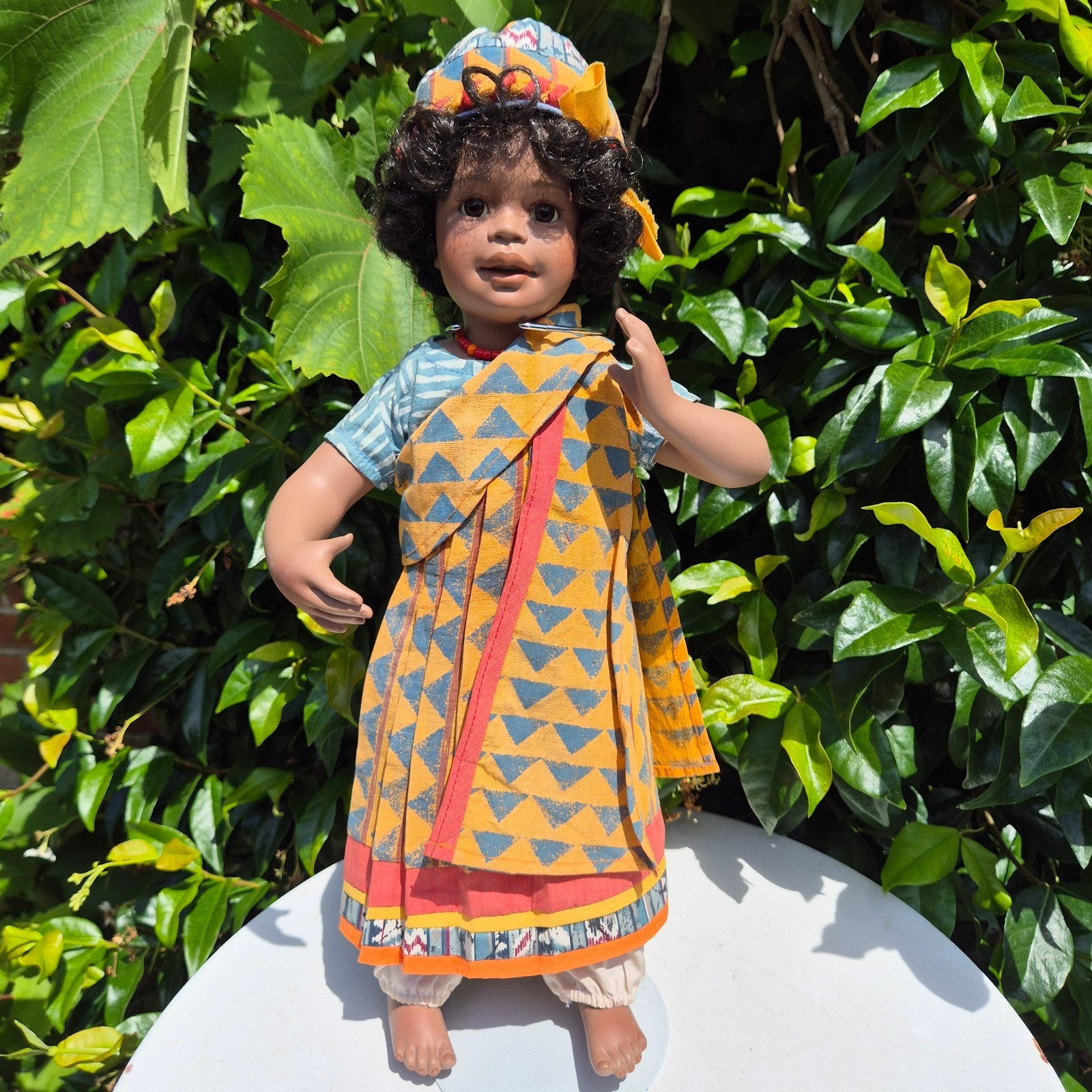 Sissel Skille, Mariama, poupée noire en porcelaine Sénégal 1, Antiquités & Art, Antiquités | Jouets, Enlèvement ou Envoi