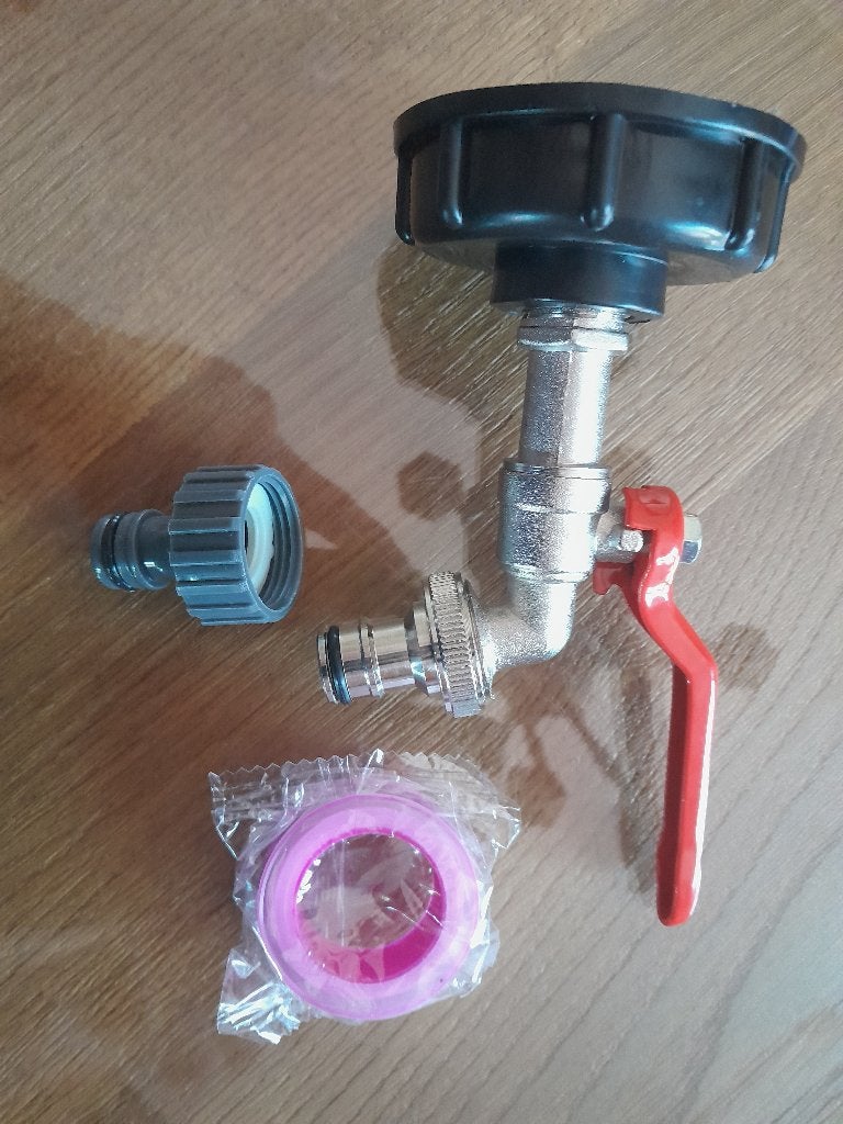 ibc adapter kraan, Ophalen, Met kraantje, Nieuw, Minder dan 75 liter