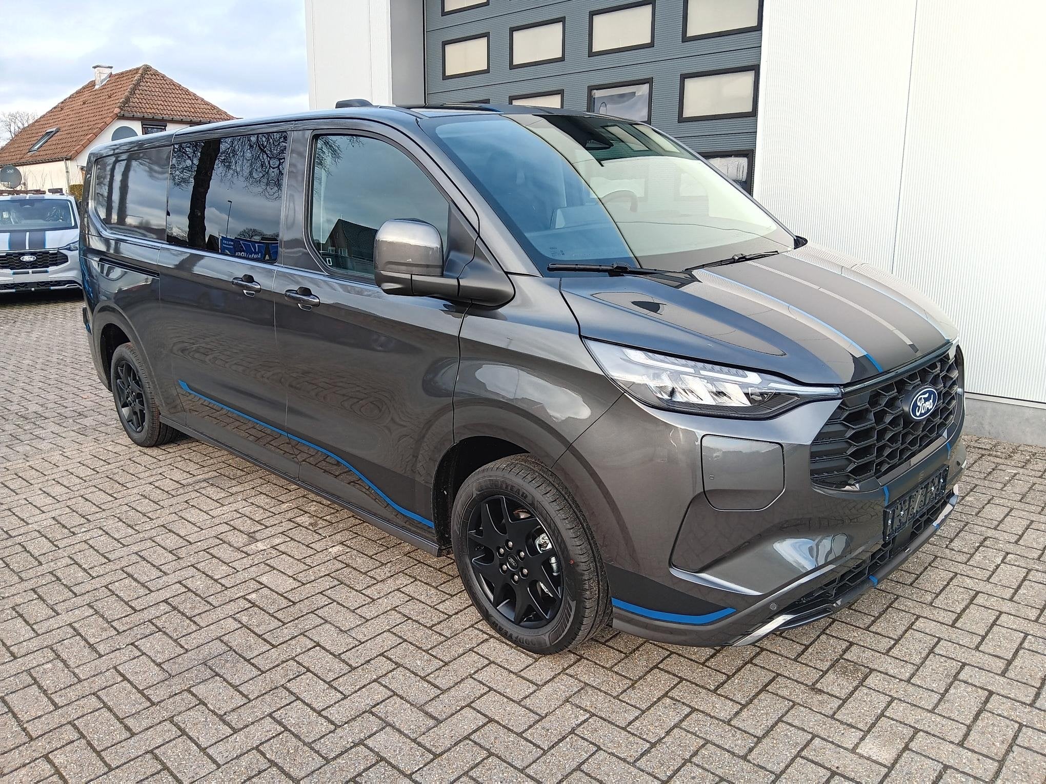 Ford Transit Custom SPORT L2 AUT driver ass pack 6 360cam, Auto's, 1995 cc, 4 cilinders, Bedrijf, Nieuw