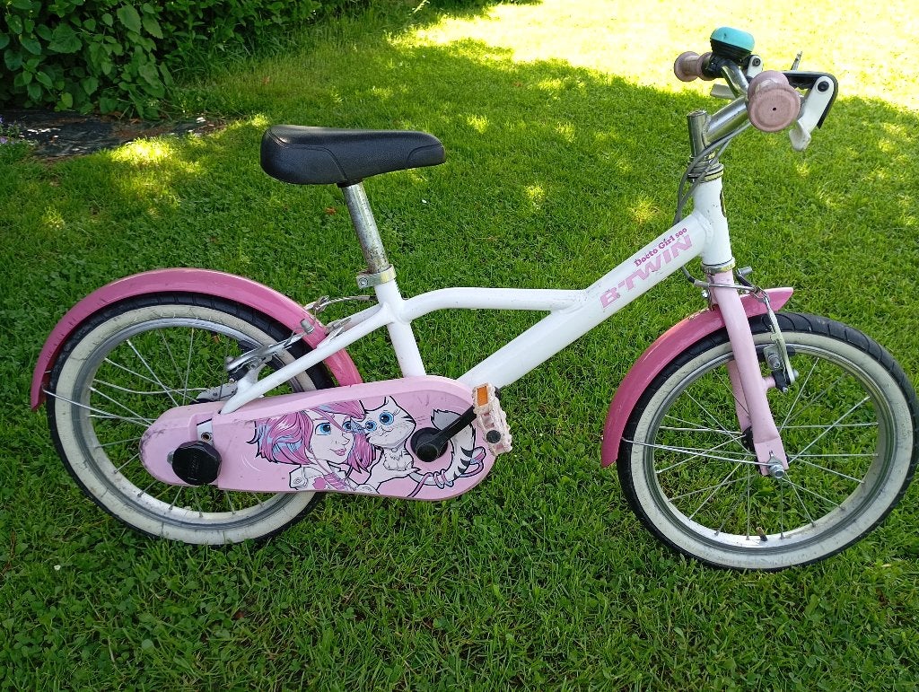 Vélo B Twin 16 pouces, Vélos & Vélomoteurs, Enlèvement, Utilisé, 16 à 20 pouces, BTwin Décathlon