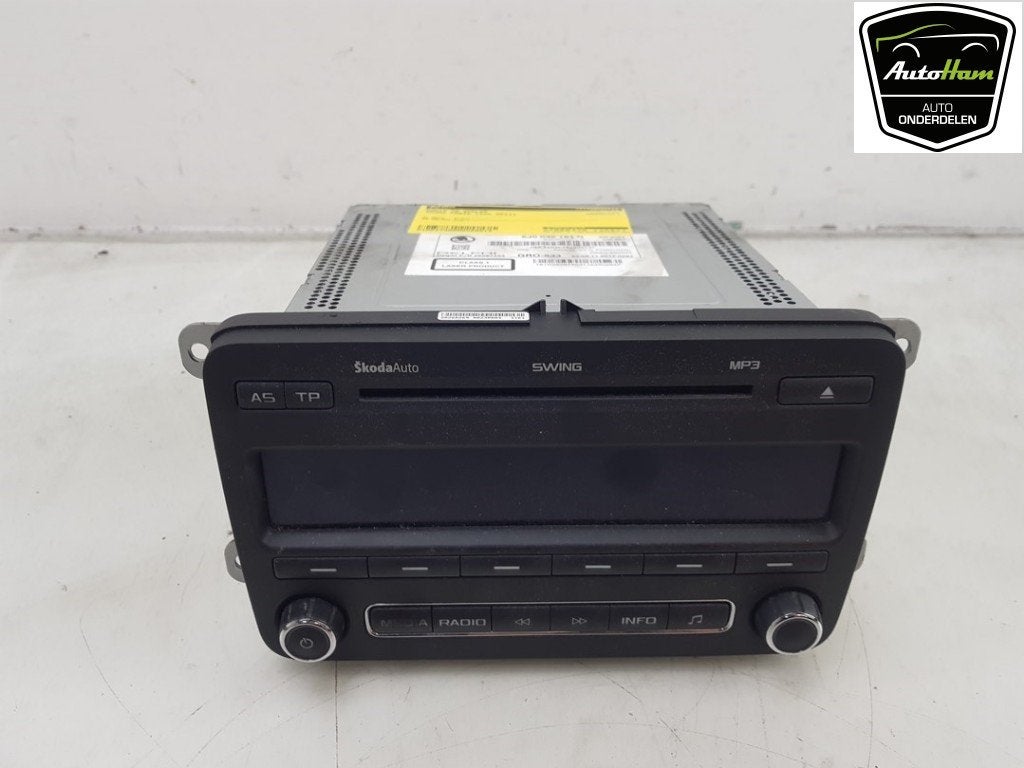 RADIO Skoda Fabia II Combi (01-2007/12-2015) (|5J0035161D|), Utilisé, Skoda