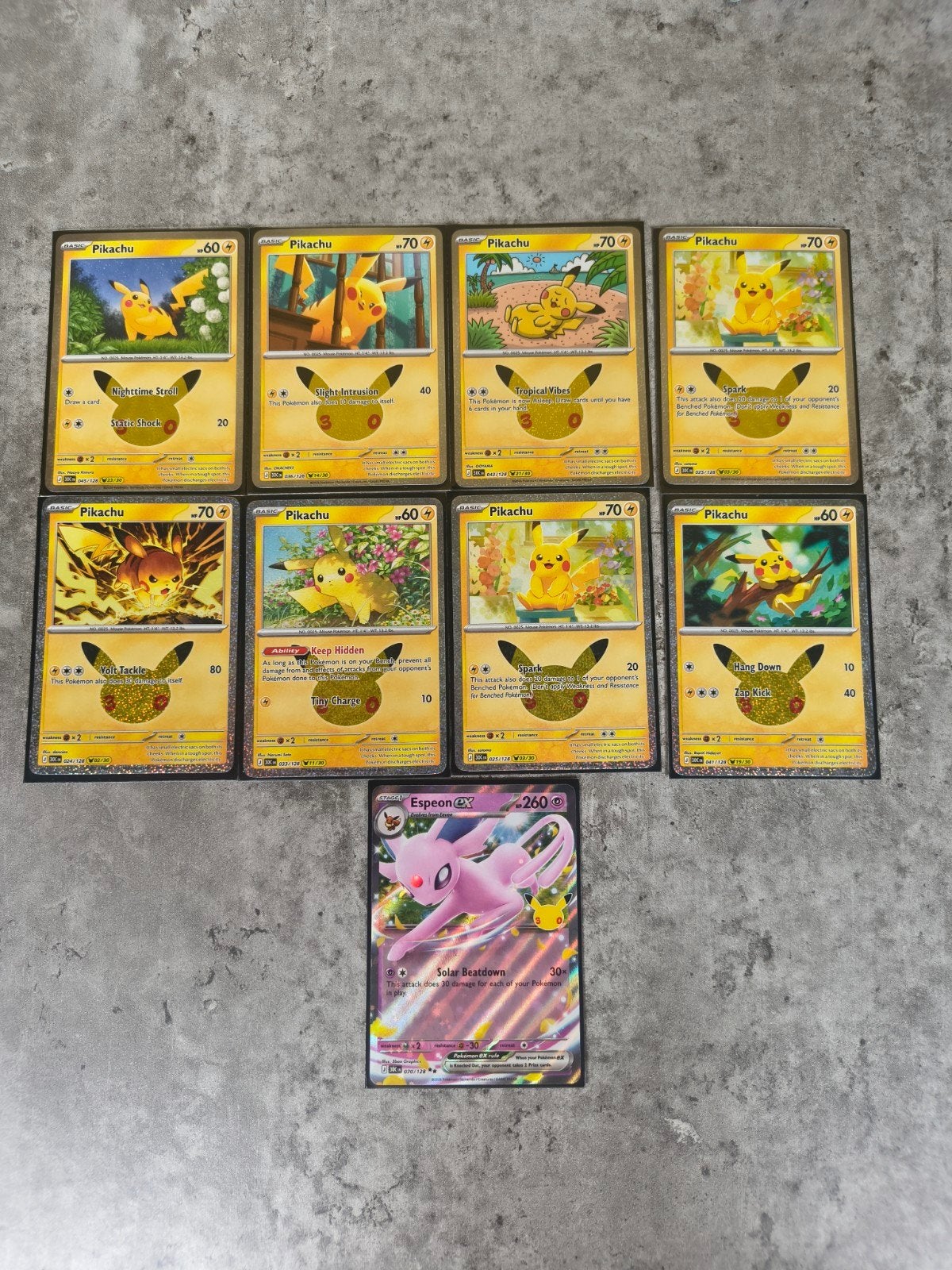 Lot Pokemon 30th Celebration kaarten, Enlèvement ou Envoi