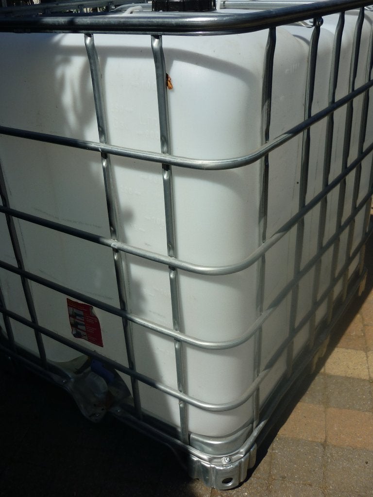 ibc vat 1000 liters anti algen, Tuin en Terras, Regentonnen, Ophalen, Met kraantje, 150 liter of meer, Zo goed als nieuw
