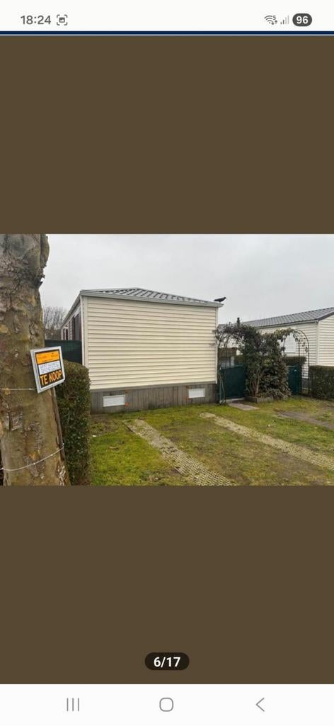 Vier seizoen chalet recedentie op camping kein strand, Caravans en Kamperen, Stacaravans, tot en met 2, Ophalen
