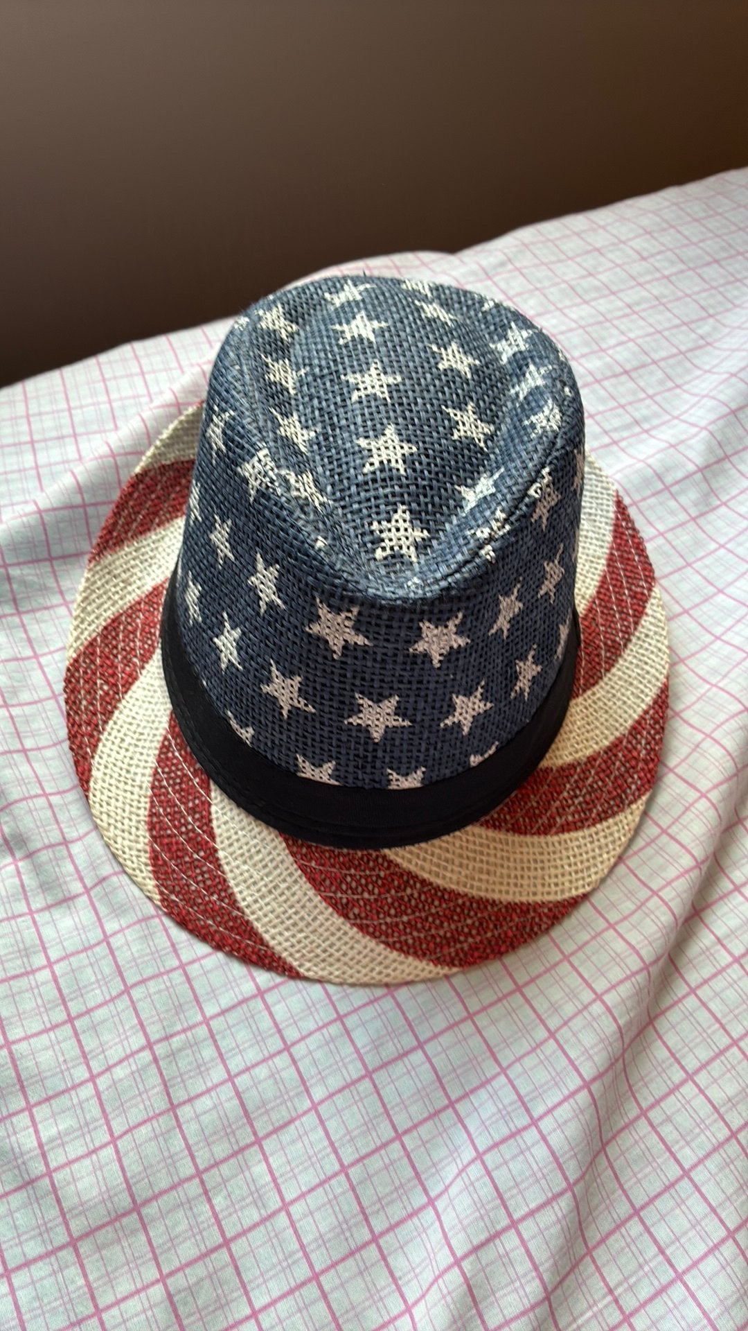Hoed USA, Kleding | Dames, Hoeden en Petten, Ophalen, Zo goed als nieuw, Hoed