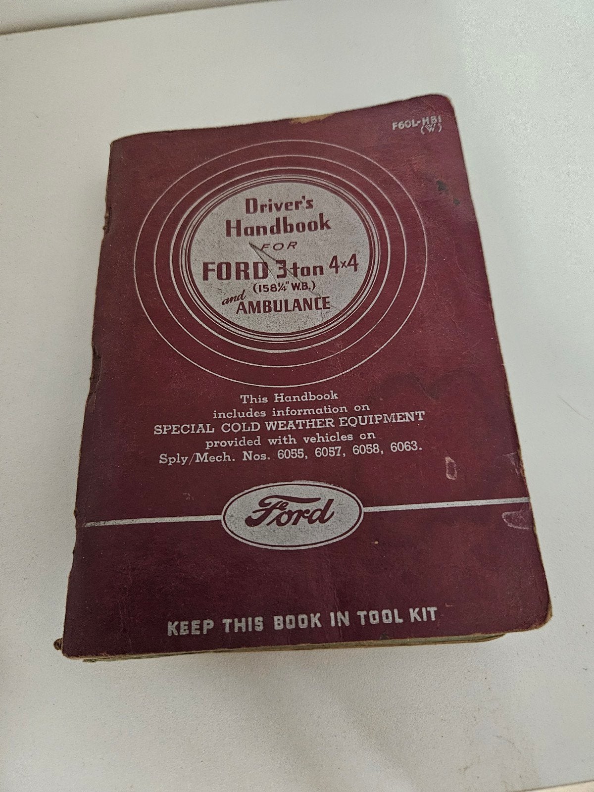 Ford militair voertuig 1943 handboek, Antiek en Kunst, Ophalen of Verzenden