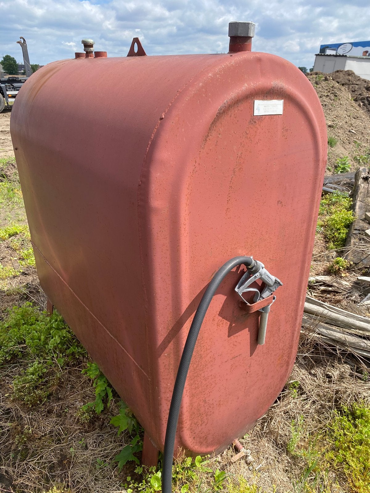 brandstoftank - 72x135x150 cm, Ophalen