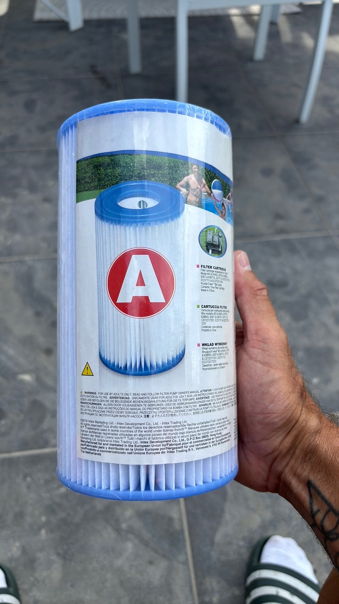 Zwembad filter intex type A, Ophalen, Nieuw, Filter