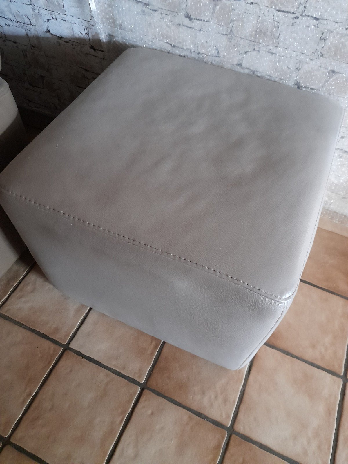 Poef, Ophalen, Gebruikt, Vierkant, Minder dan 50 cm