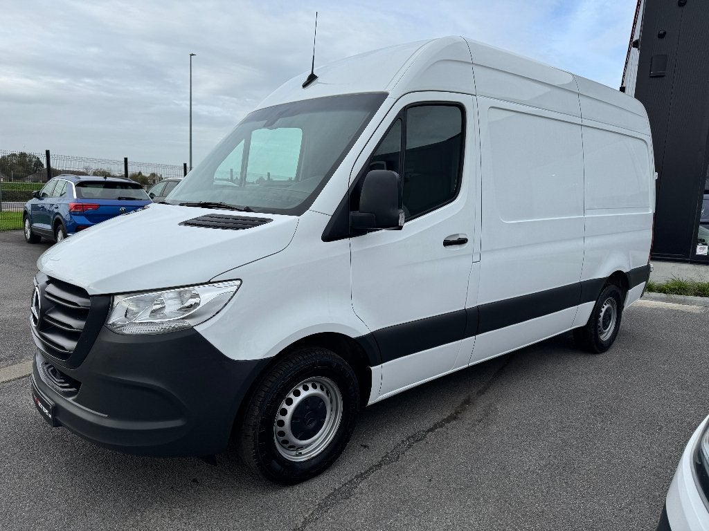 Mercedes Sprinter 317 2.0 cdi L2H2 camera carplay airco, Stof, 4 cilinders, Wit, Mercedes-Benz
