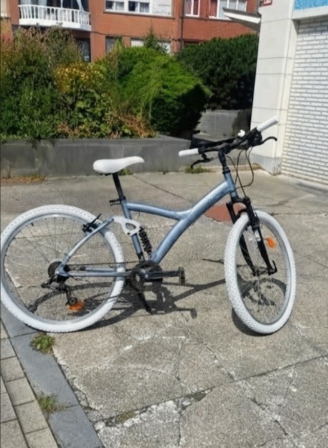 Vtt Btwin full suspendu, Enlèvement