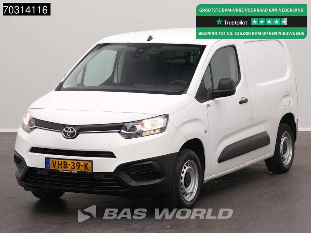 Toyota ProAce City D-4D L1H1 Airco Cruise Euro6 L1 Kompakt A, Auto's, Stof, 4 cilinders, Wit, Bedrijf