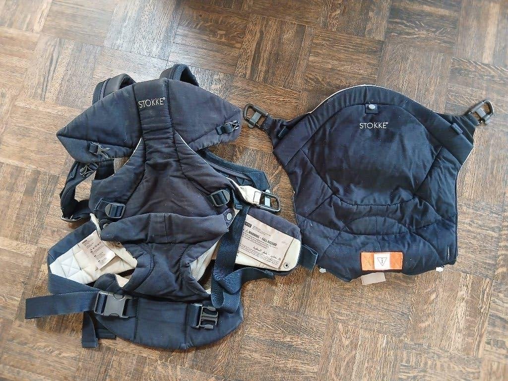 Stokke baby draagzak, Kinderen en Baby's, Babydragers en Draagdoeken, Gebruikt, Buik of Rug, Draagzak, Ophalen