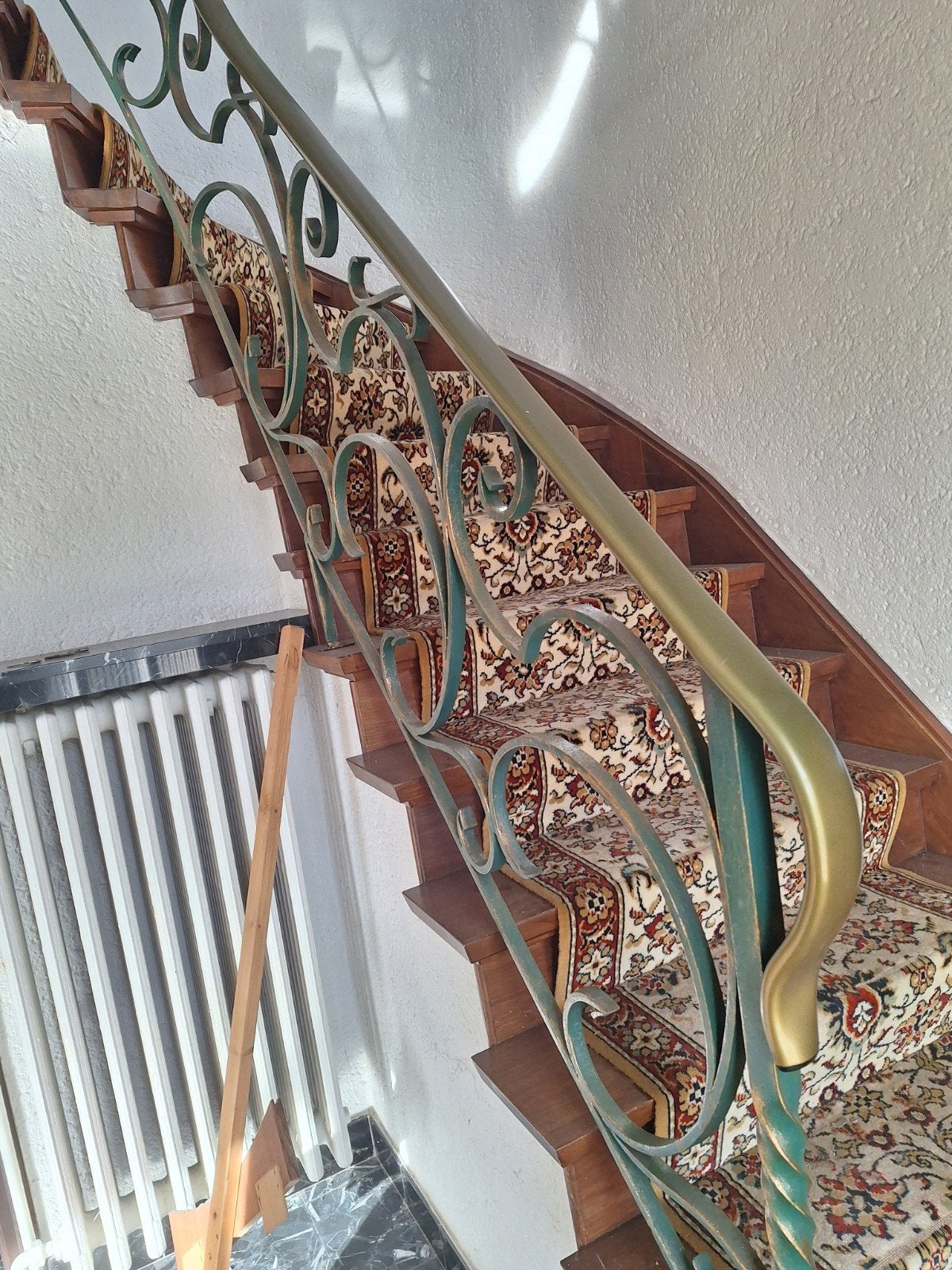 Prachtig siersmeedijzeren trapleuning & balustrade (Klassiek, Ophalen, Gebruikt, Trap, 2 tot 4 meter