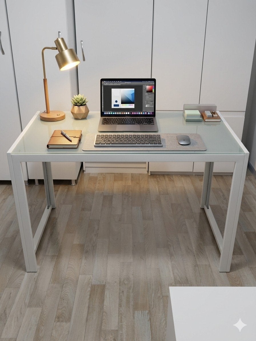 Table cuisine métal en verre 40€, Enlèvement, 120 cm, Verre