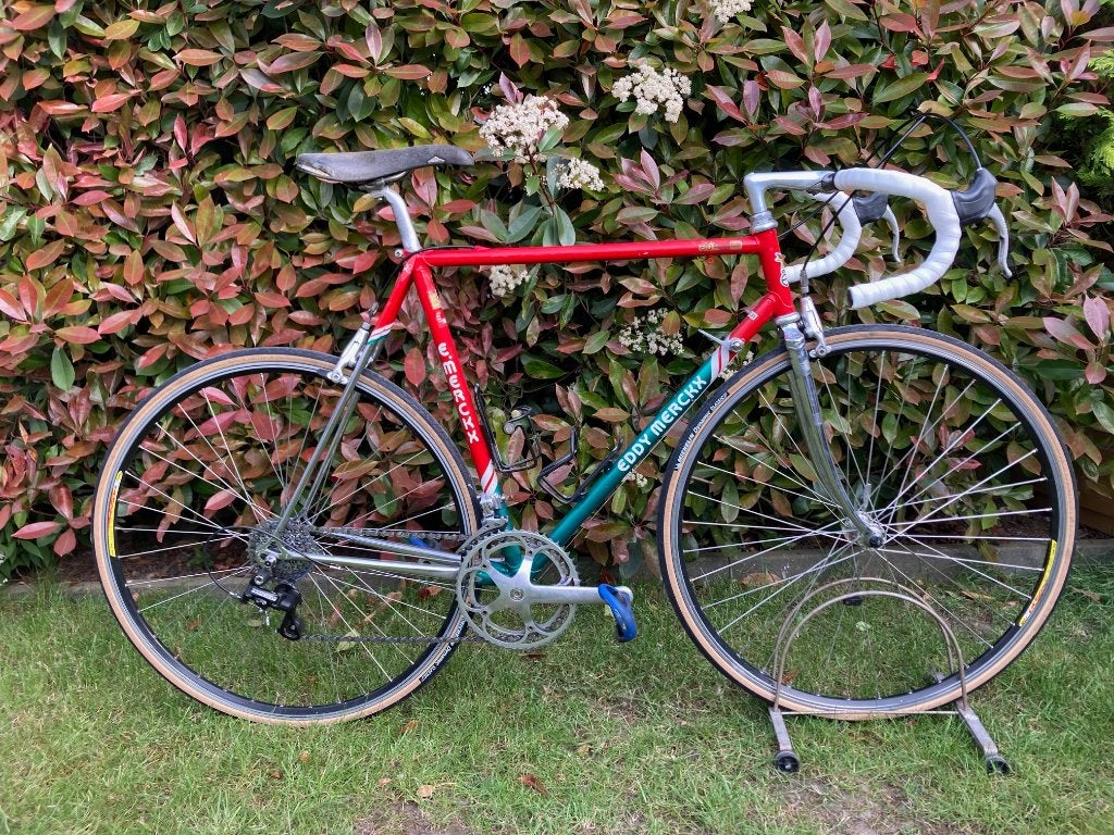 Vintage Eddy Merckx - Campagnolo delta brakes - topstaat, Fietsen en Brommers, 28 inch, Zo goed als nieuw, 53 tot 57 cm, Ophalen