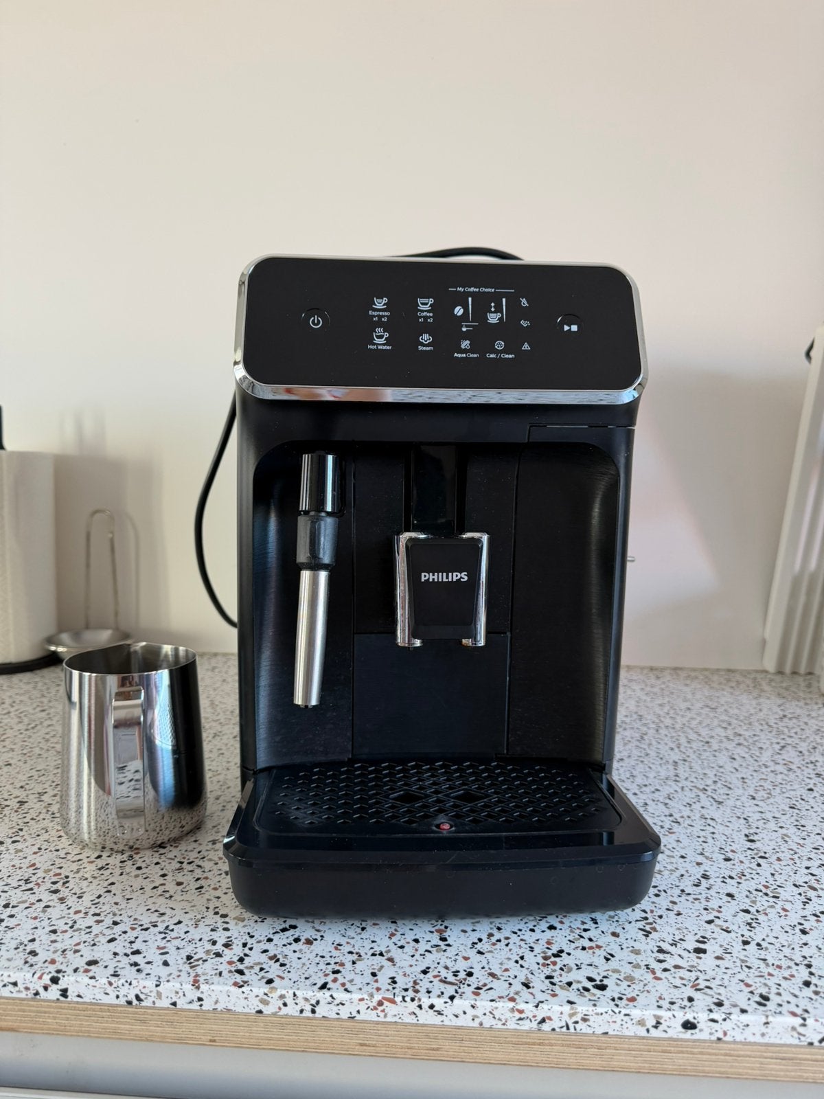 Philips espressomachine zwart - 2200 serie EP2220/10, Electroménager, Machine à espresso, Réservoir d'eau amovible, Café en grains