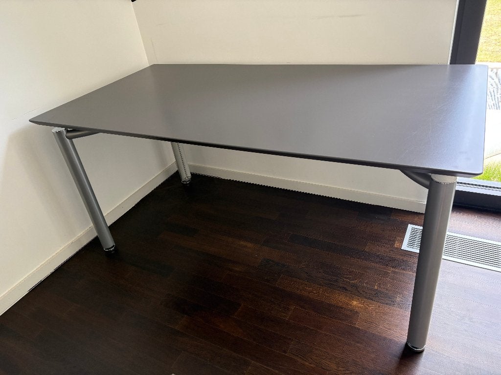 Meuble de bureau + tiroirs Fantoni, Goulotte de câbles, Comme neuf, Enlèvement, Bureau-armoire combiné
