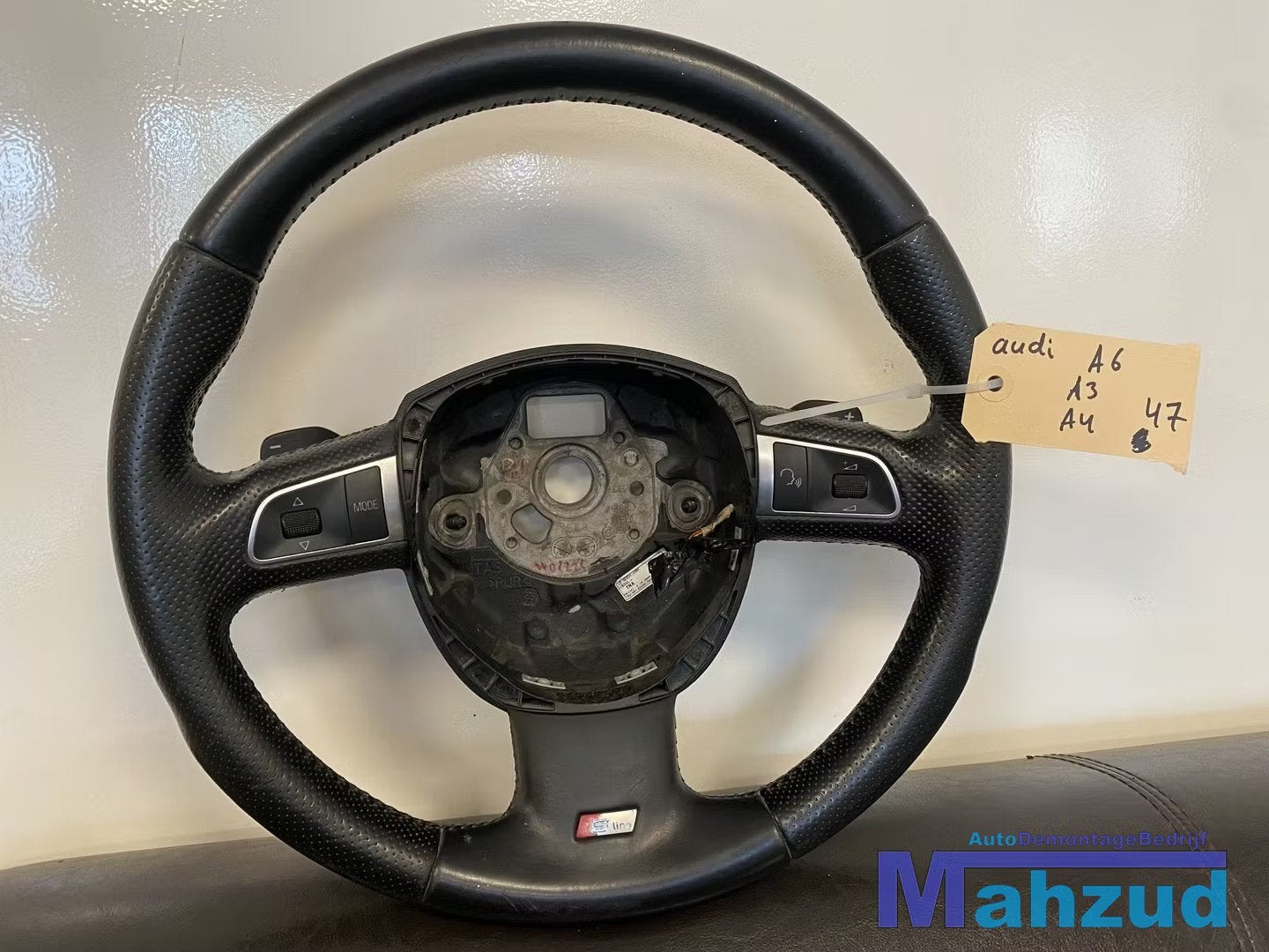 AUDI A3 A4 A5 A6 Stuurwiel stuur sportstuur met flipper s-li, AUDI AG, Auto-Union-Strasse 1
85045  Ingolstadt, DE, Audi, Utilisé