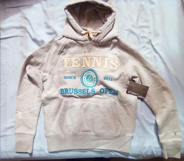 Hoodie  TENNIS Brussels open - Starsmade College, Envoi, Neuf