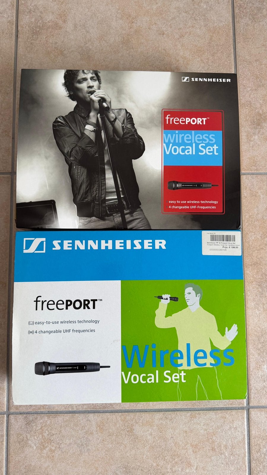 2x Sennheiser Freeport Wireless Vocal Set, Muziek en Instrumenten, Ophalen of Verzenden, Zo goed als nieuw