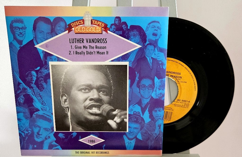 7" Single - Luther VANDROSS - Give me the reason, R&B et Soul, 7 inch, Utilisé, Autres types