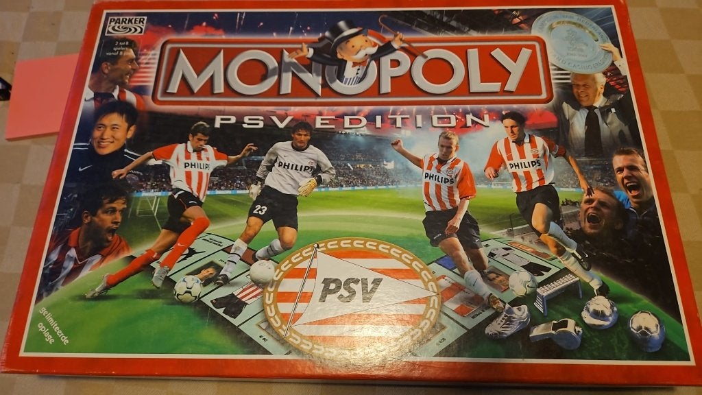 bordspel Monopoly voetbalclub PSV Eindhoven Monopolie, Vijf spelers of meer, Ophalen of Verzenden, Zo goed als nieuw, Monopooly