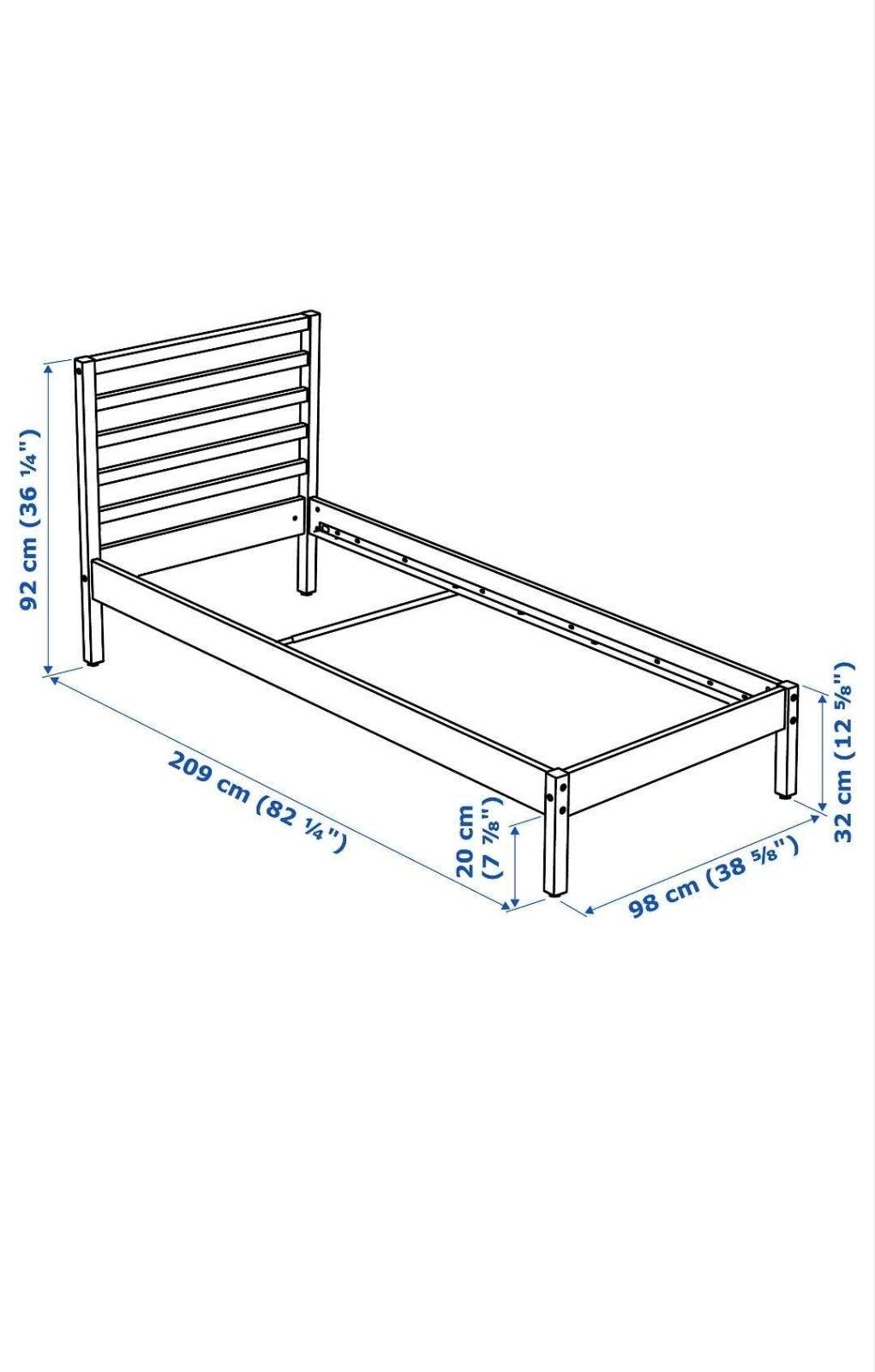 eenpersoonsbed ikea, Huis en Inrichting, Ophalen
