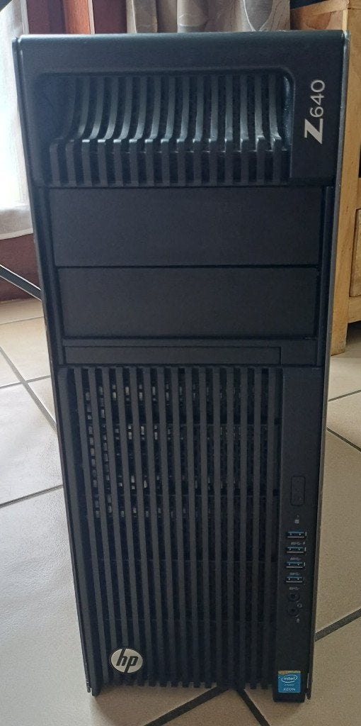 HP Z640 | Bi-CPU Intel Xeon (16 Cœurs / 32 Threads) |  925W, 8 GB, Enlèvement, Utilisé, 2 x 500 GB