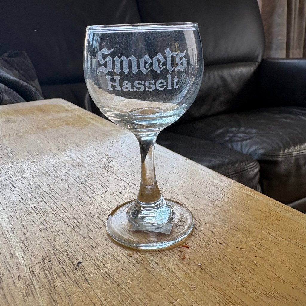 Verre à gin au levain Smeets Hasselt, Enlèvement ou Envoi, Comme neuf, Verre ou Verres, Autres marques
