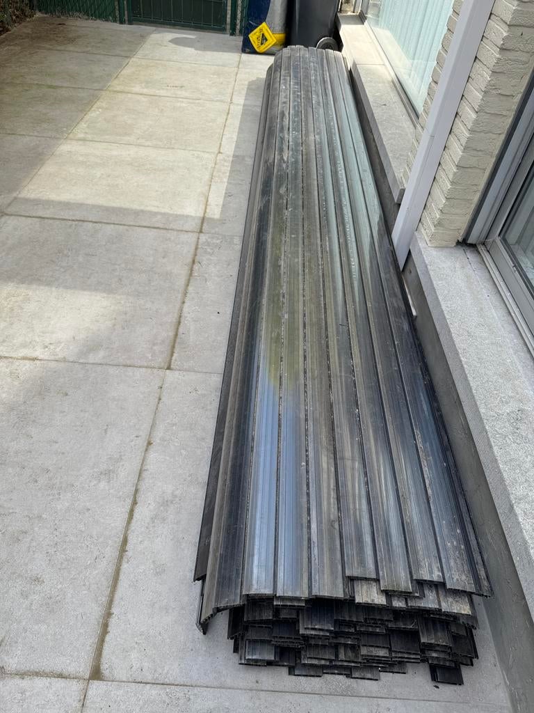 Aquadeck Polycarbonaat lamellen voor zwembad – 9 x 4 m, Ophalen, Nieuw