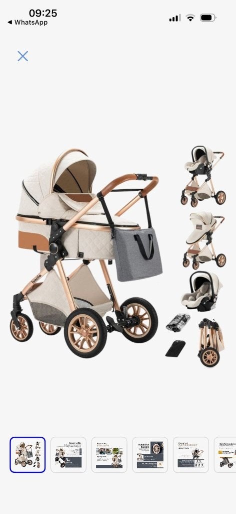 LUNOLA NOVA KINDERWAGEN 3 IN  1, Enlèvement, Neuf