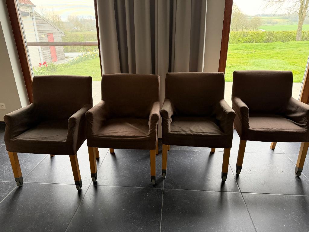 Flexform eetkamerstoel, Autres couleurs, Enlèvement, Utilisé, Tissus