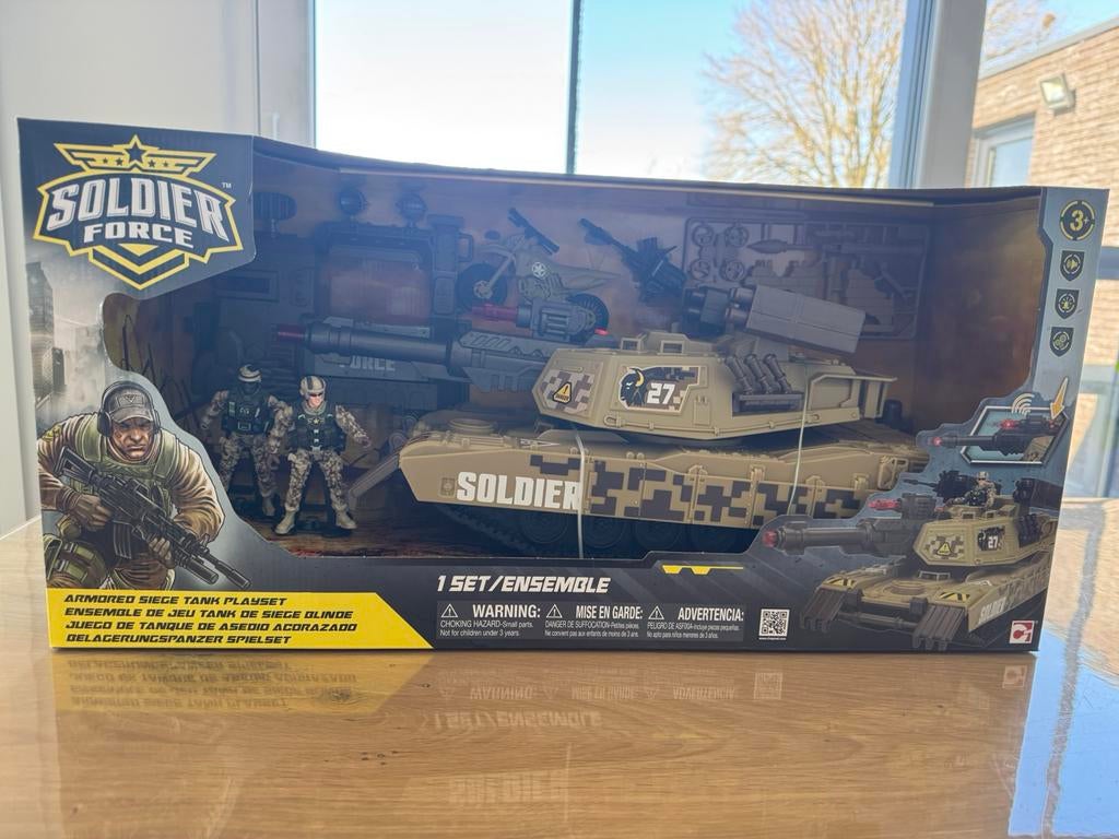 Speelgoed tank - Soldier Force Heavy Assault (nieuw in doos), Enlèvement, Neuf