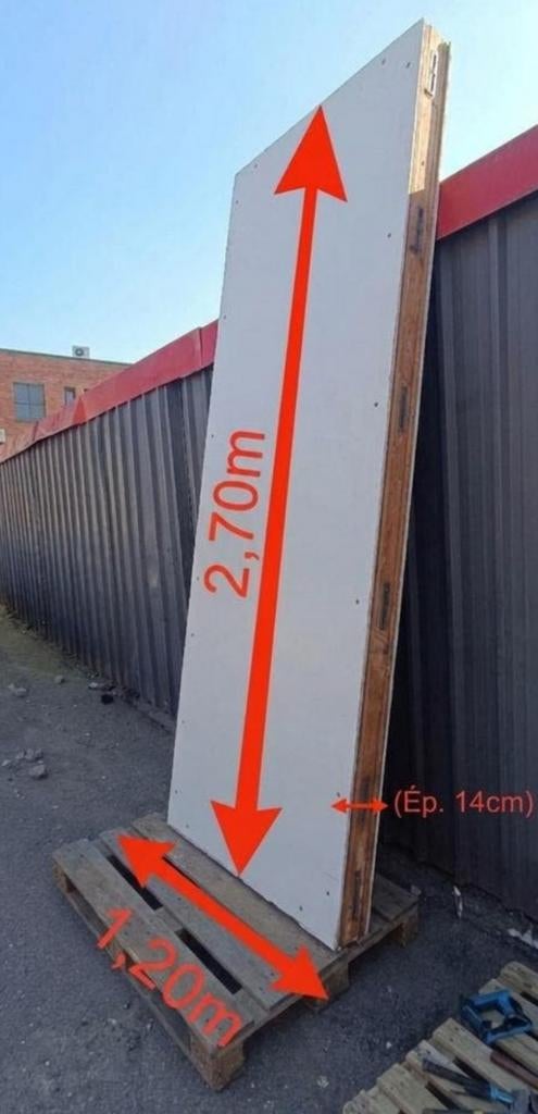 Lot de Panneaux Sandwich – 289 m² – Idéal Construction & Iso, Enlèvement ou Envoi