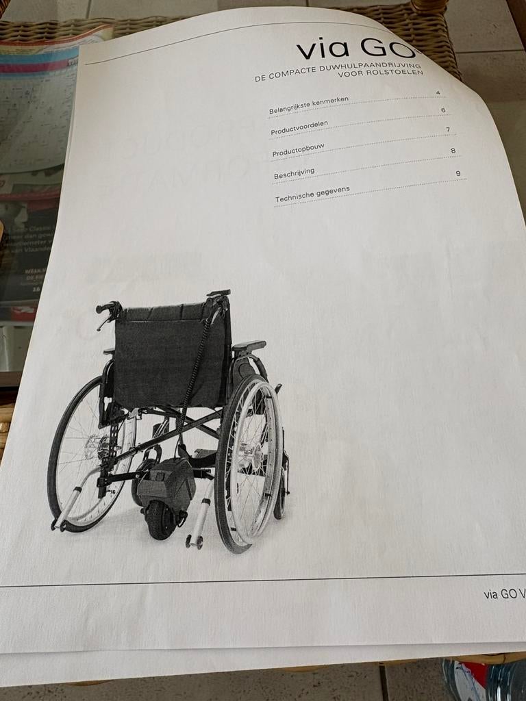 Rolstoel hulpmotor, Diversen, Ophalen, Zo goed als nieuw