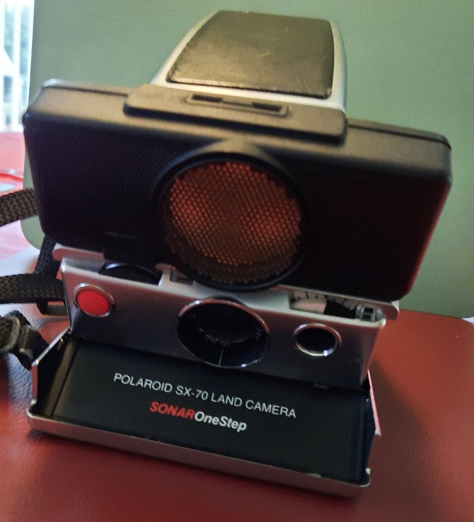 Polaroid Sonar One Step sx 70 Land Camera, Enlèvement ou Envoi, Utilisé, Polaroid, Polaroid