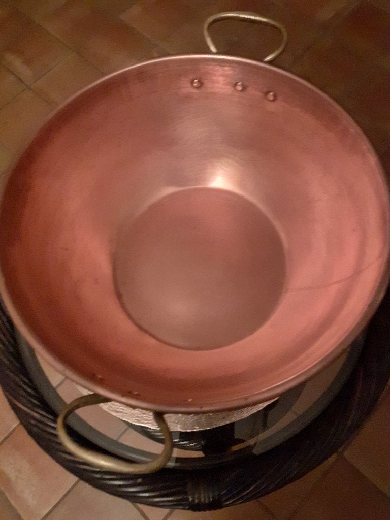 Chaudron en cuivre pour confiture, Brun, Enlèvement, Utilisé, Autres types