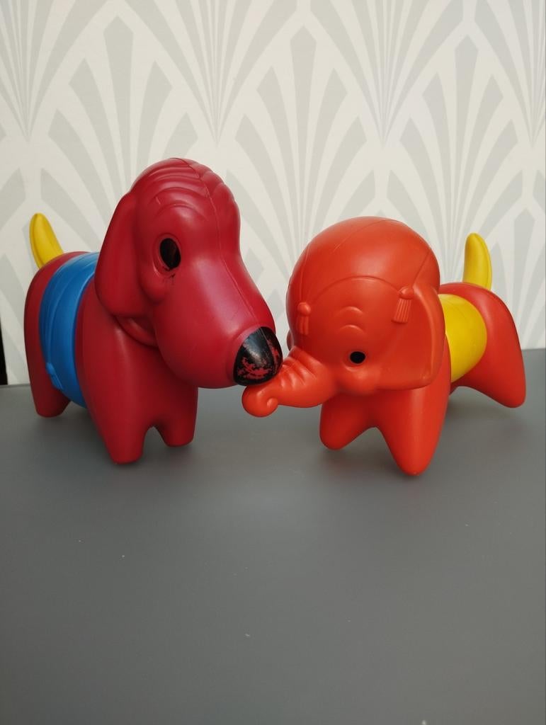 Gekke dieren met Tupperware combi-zoo., Enlèvement, Comme neuf, Construction