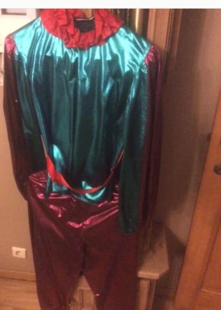 Volledig kostuum voor zwarte piet/junior, Ophalen of Verzenden, Zo goed als nieuw